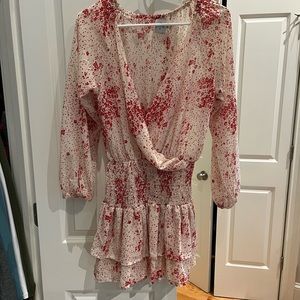 Princess Polly mini dress, sinched waist, size 2, worn once